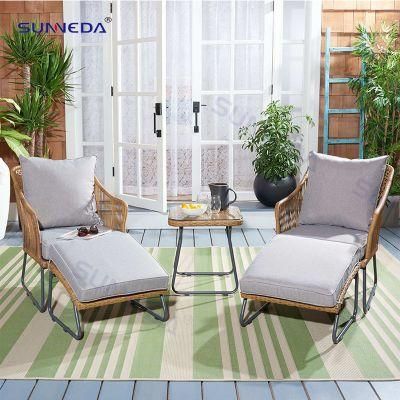 Hotel Patio Rattan Outdoor Garden Sun Lying Sun Bed