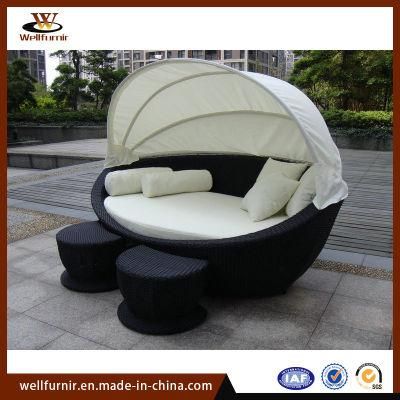 Well Furnir High Quality Outdoor Patio Chaise Lounge Lying Bed (WF-355)
