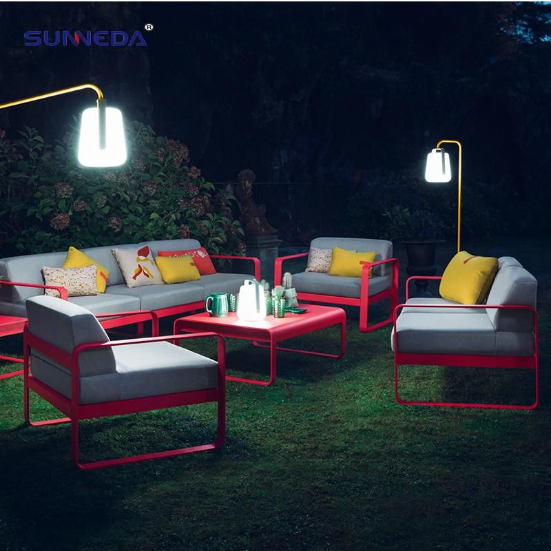Multiple Color Choose Patio Sofa Set with Quick Drying Cotton Cushion