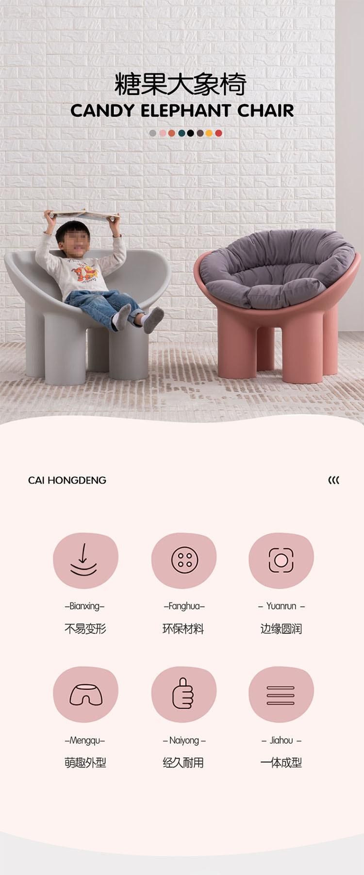 Stool Leisure Stool for Living Room/Flower Language/Yard European and American Style