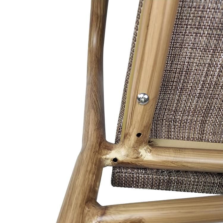Wholesale Cheap Restaurant Used Restaurant Waterproof Quick Dry Textilene Bar Outdoor Chair
