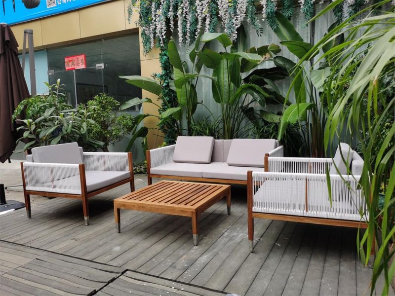Modern Garden Outdoor Wooden Custom Furniture Set Other Outdoor Patio Furniture Sofa Set