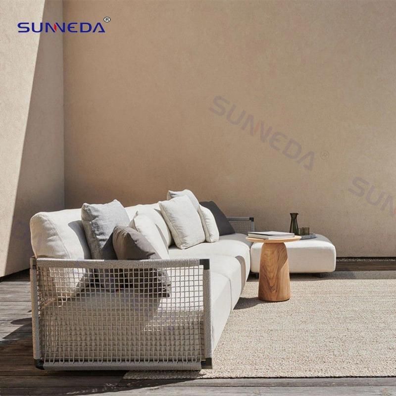 Leisure Modern Outdoor Garden Furniture Sectional Sofa Sets
