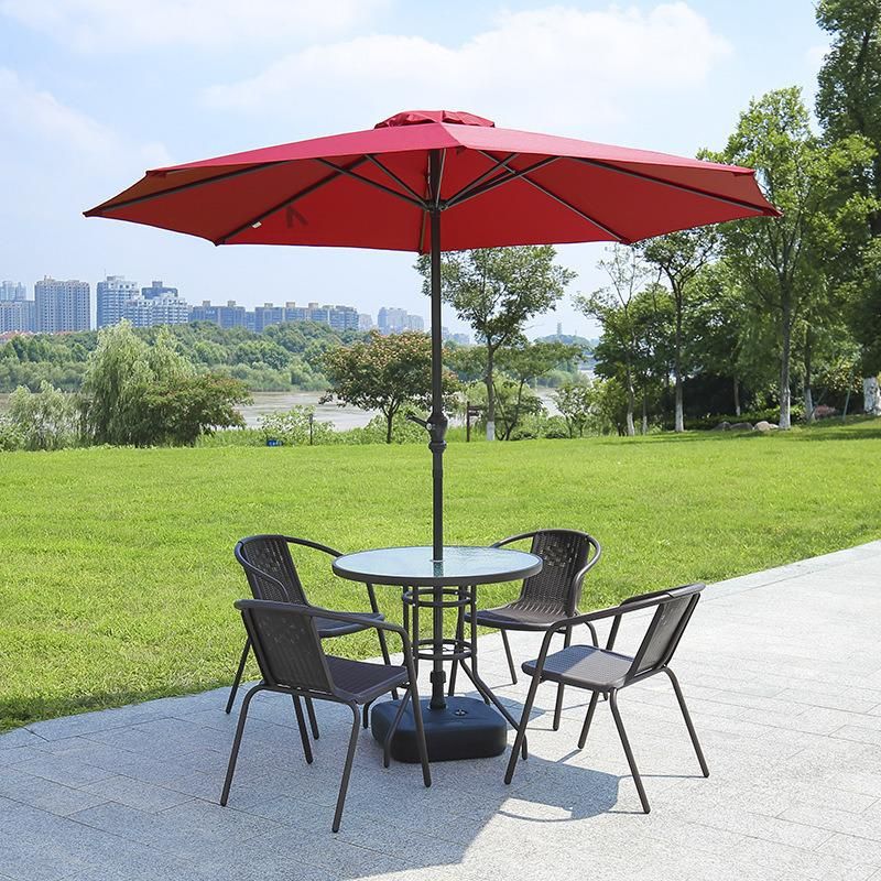 China Wholesale Outdoor Furniture Sun/Garden/Outdoor Canopy Beach Umbrellas Rain Umbrella Waterproof Leisure Garden Patio Folding Umbrella