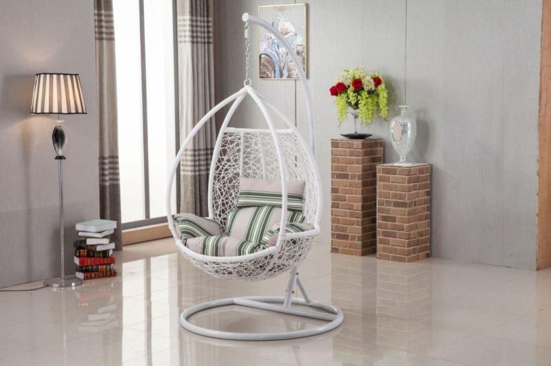 OEM Metal by Sea Egg with Stand Indoor Swing Chair Outdoor Balcony Furniture Patio Swing