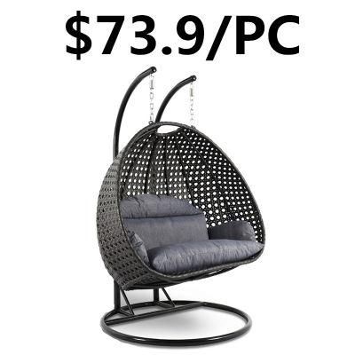 Comfortable Double People Water Dropped Garden Weddong Hanging Swing Chair