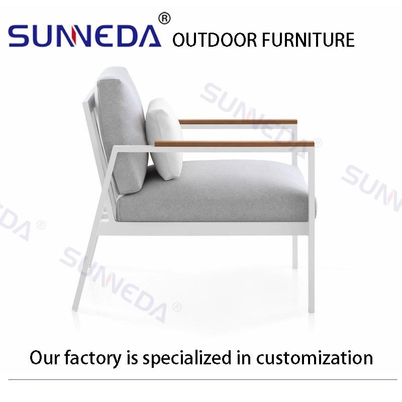 Outdoor Villa Leisure Modern Commercial Chair with Waterproof Cushion