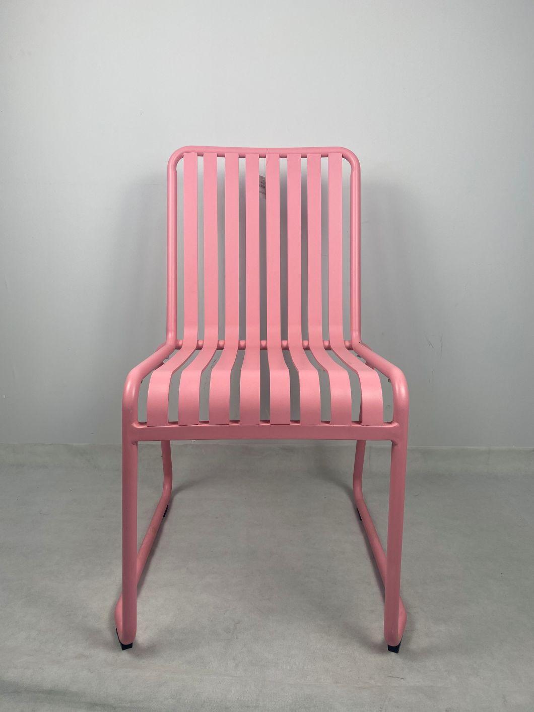 Modern Appearance Wholesale Commercial Aluminum Frame Fancy Stacking Hotel Wedding Party Banquet Chairs