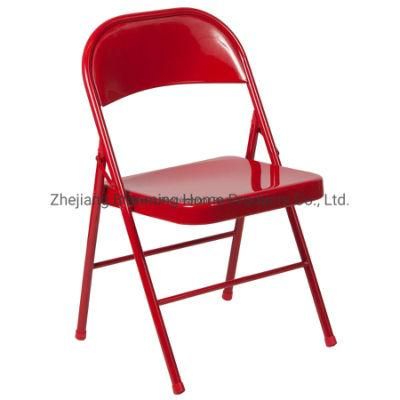 Outdoor Steel Dining Metal Folding Chair for Camping/Garden