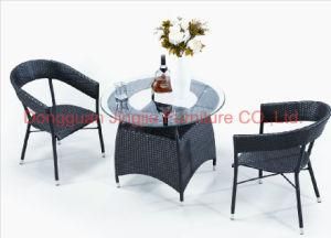 Water-Proof Outdoor Iron Rattan Table and Chair (JJ-S486&586)