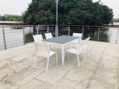 Hotel Room OEM Patio Square Table Outdoor Dining Furniture Sets