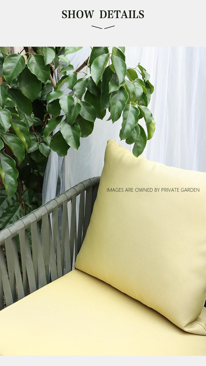 Hot Sale Outdoor OEM Carton Foshan Cast Aluminium Furniture Paito Rattan Chair with Good Service