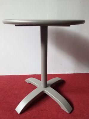 Modern Outdoor Bistro Balcony Garden Aluminum Dining Round Bar Table