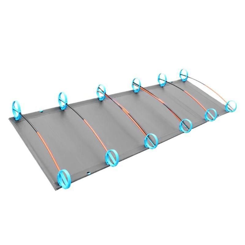 New Portable Ultralight Aluminum Alloy Outdoor Camping Mat Travel Hiking Climbing Cot Sturdy Comfortable Folding Sleeping Bed
