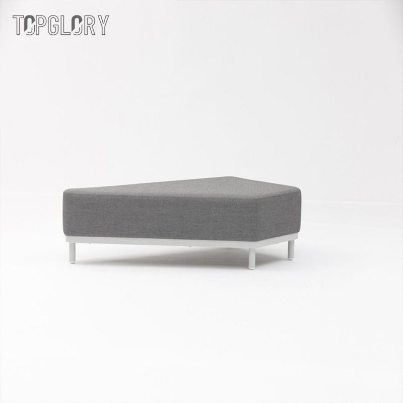 New Modern Design Arbitrary Combination Outdoor Aluminum Frame Fabric Cushion Sofa Set