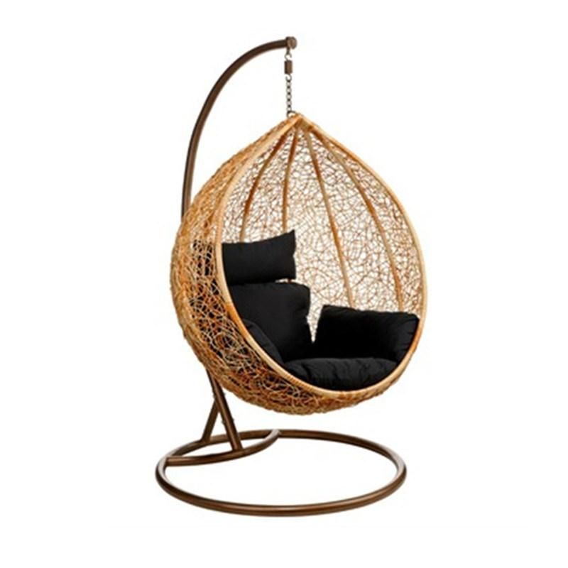 New Design Mesh Wicker Revolving Indoor Balcony Hotel Swing Chair