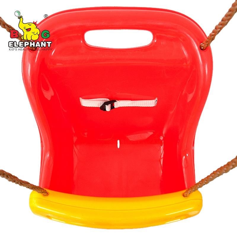 Plastic Modern Plastic Kids Swing Chair with Detachable Baffle