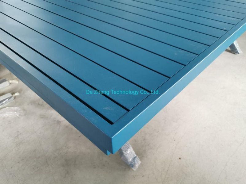 Commercial Coffee Shop Dining Extendable Furniture Aluminum Dining Extendable Table and Dining Restaurant Table