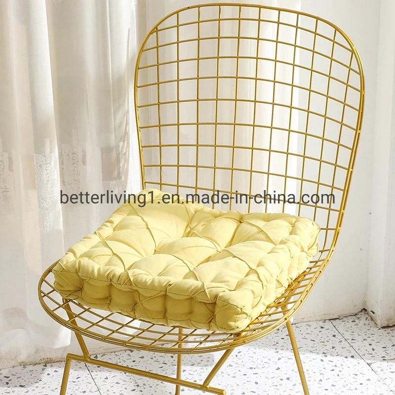 Home Decor Floor Cushions Square Cushion with Button