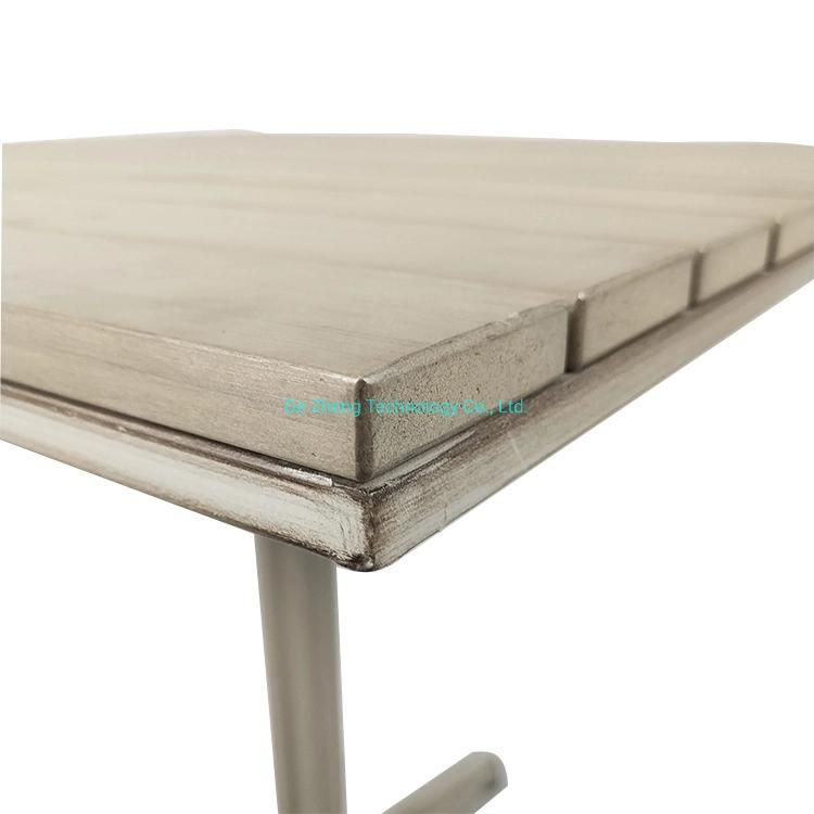 Commercial Outdoor Garden Bistro Restaurant Polywood Top Leisure Aluminum Table