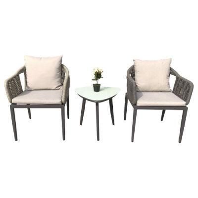 Outdoor Unfolded OEM Carton Foshan Lawn Rope Chair Balcony Chairs Hot Sale
