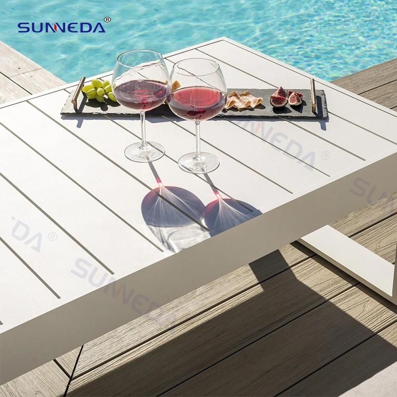 Poolside Leisure Outdoor Sofa Set Aluminum Garden Patio Chair
