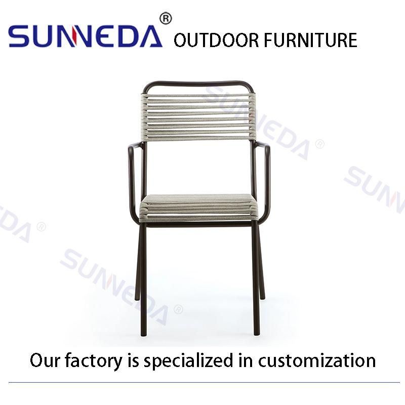 Simple Style Soft Stack Structure Traditional Waterproof Weaving Wholesale Chair Set