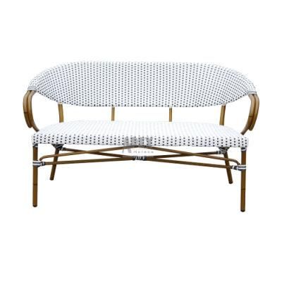 Garden Loveseat Rattan Bistro Bench Outdoor Rattan Chair