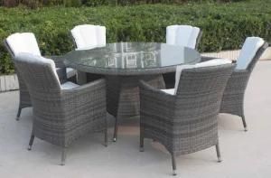 Outdoor 6 Seater Rattan Dining Table