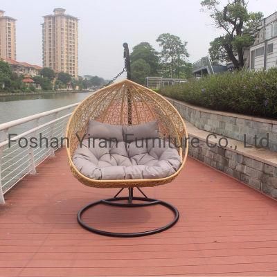 China Factory Lounger Cradle Rattan Comfortable Patio Balcony Swing Chair