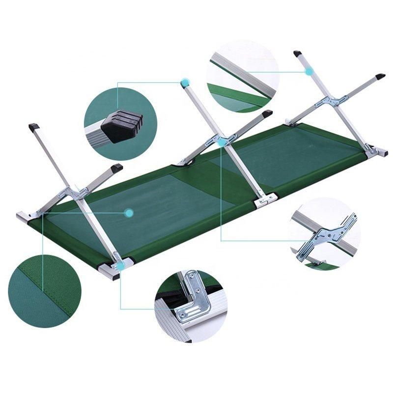 Easy Carry Camping Colorful Single Person Sleeping Folding Cot