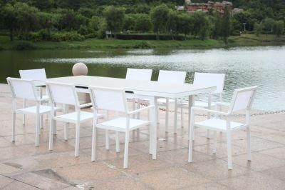 Hotel Room OEM Customized Foshan Chair Black Outdoor Furniture Extensible Dining Table Hot