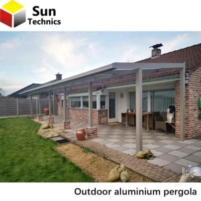 Garden Waterproof Aluminum Profiles for Pergola with Polycarbonate Roof
