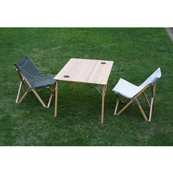 Wholesale Factory Price Portable Folding Wood Imitated Linen Fabric Folding Chair