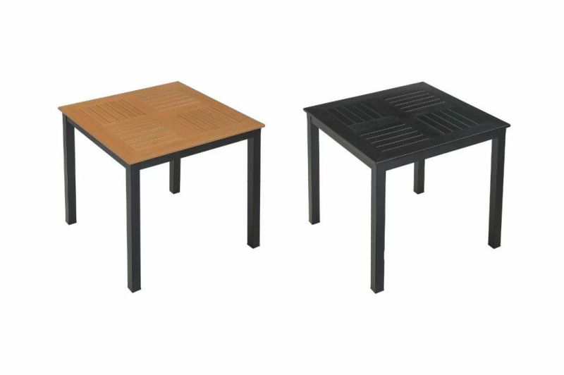 Hotel Modern Patio Dining Table and Chairs Garden Aluminum Outdoor Furniture Dining Set