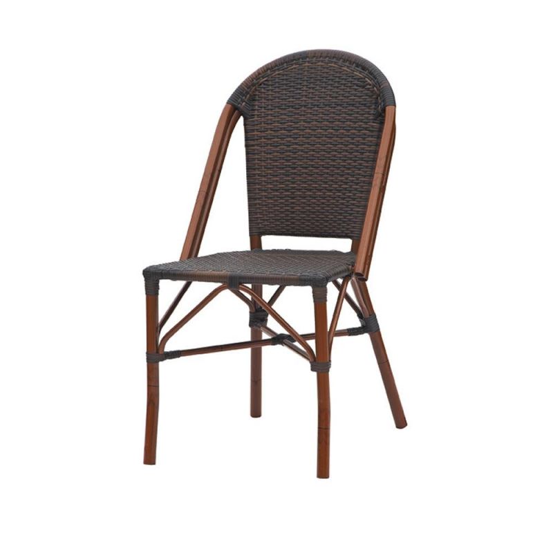 Australia Style Rattan Weave Chair Stackable Restaurant Cafe Chair
