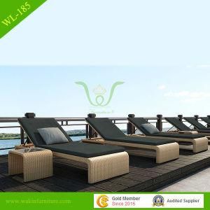 Rattan Patio Furniture Outdoor Wicker Chaise Sun Lounge Bed