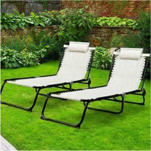 Outdoor Comfortable Sleeping Iron Alloy Camp Bed