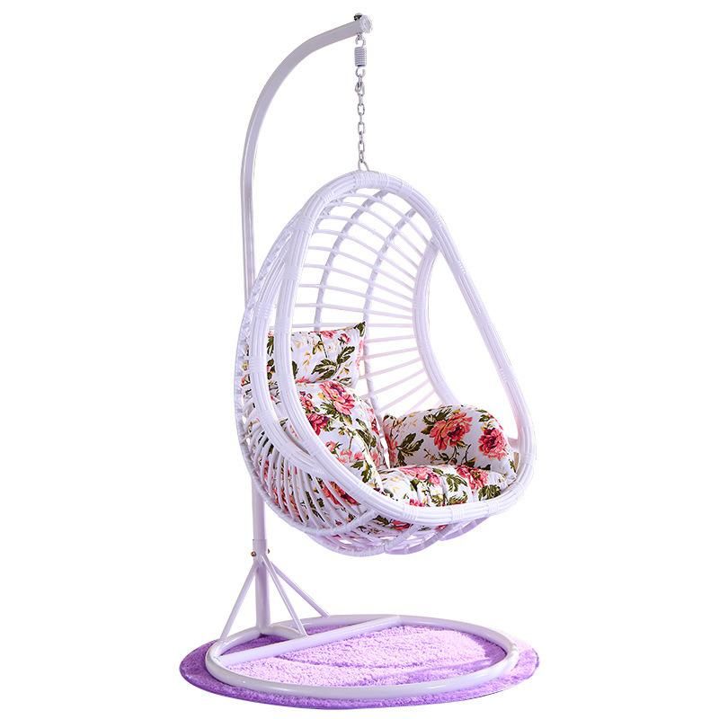 Leisure Comfortable Hanging Egg Rattan Garden Ratio Headrest Swing Chair