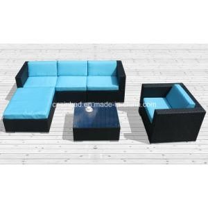Outdoor Furniture Sofa Set with SGS Certificated (8201-blue)