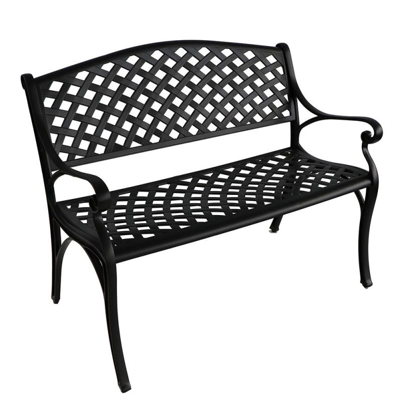 Outdoor Bench with Lower Price Aluminum Garden Bench Cast Iron Parck Bench