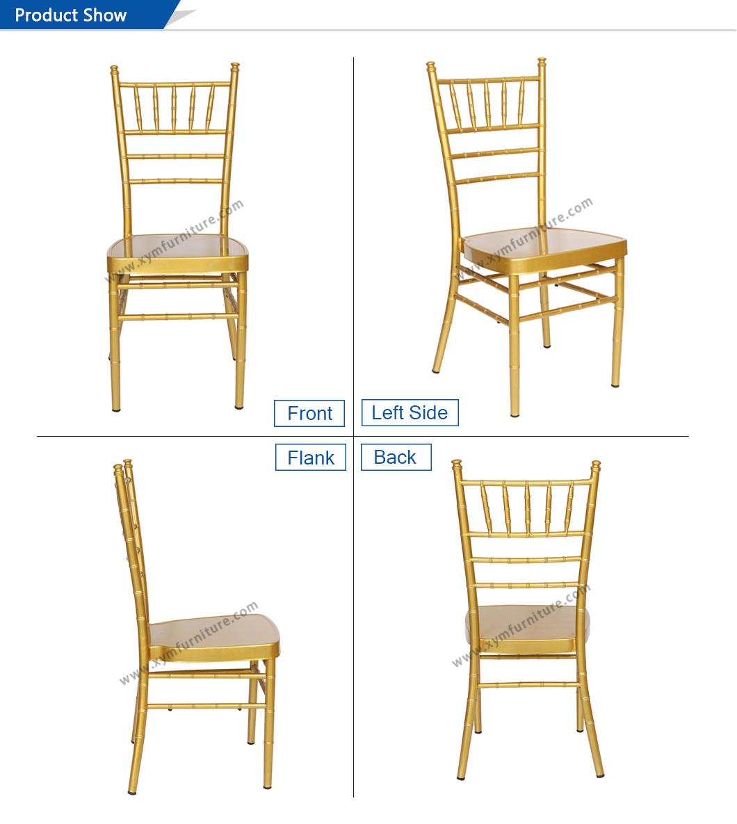 Wholesale Metal Golden Tiffany Chairs Chiavari Chairs for Sale