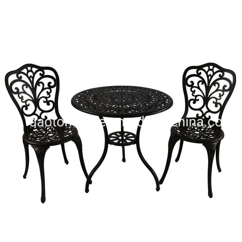 High Quality Outdoo Garden Furniture Cast Aluminium 4 Seats Garden Dining Set