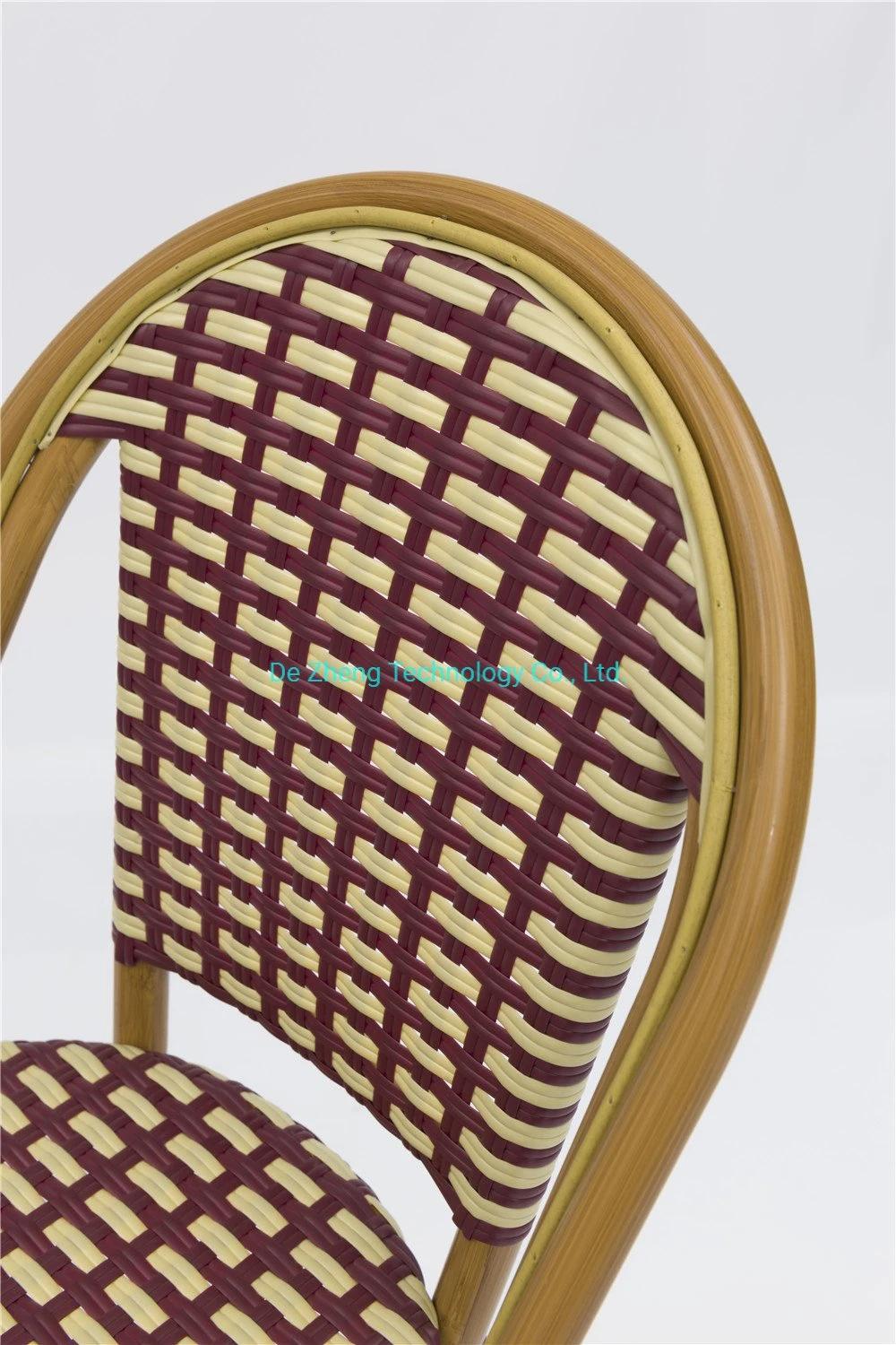 Outdoor Garden Furniture Rattan Weaving Aluminum Modern Walerholes Dinging High Bar Rattan Wicker Furniture Sets