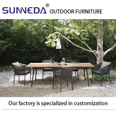 Metel Frame Chair Cofffe Table Set Outdoor Chair Garden Furniture