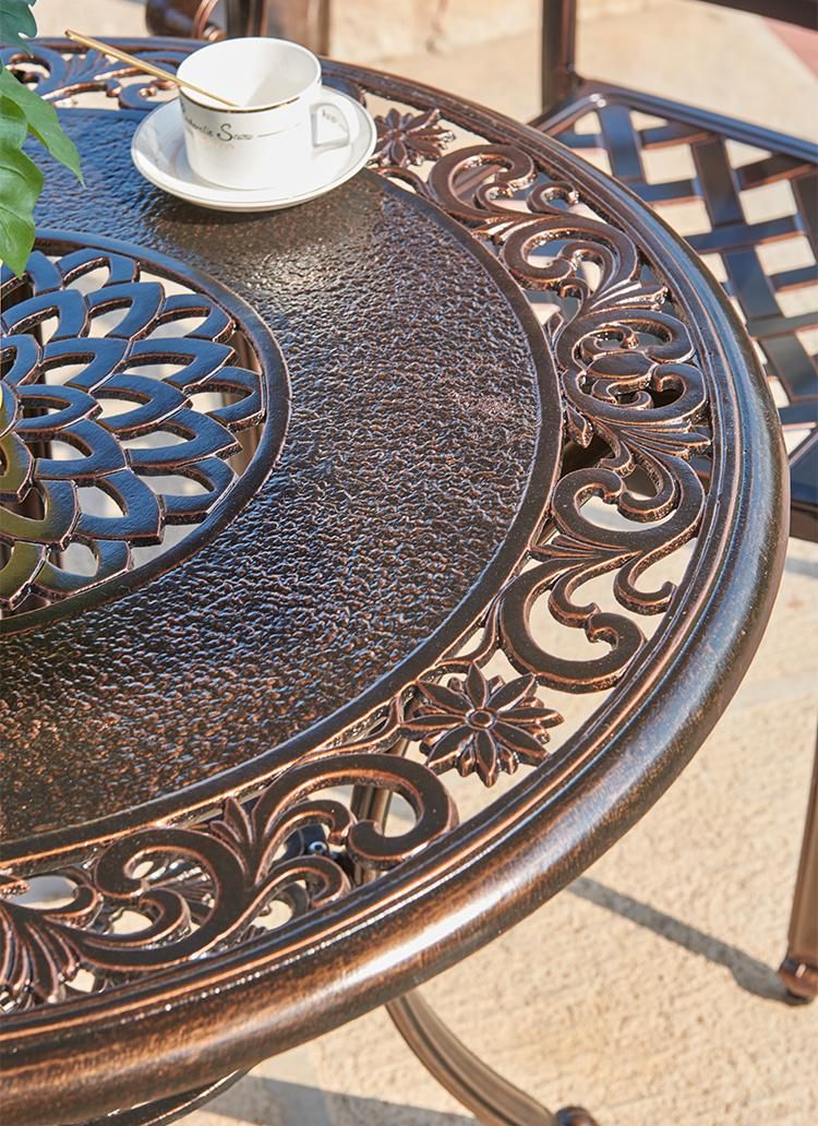 Factory Price Cast Aluminum Garden Patio Dining Set Furniture Outdoor From China