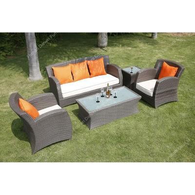 Leisure Manufaturer Garden Wicker Outdoor PE Rattan Furniture Patio Sofa Lounge
