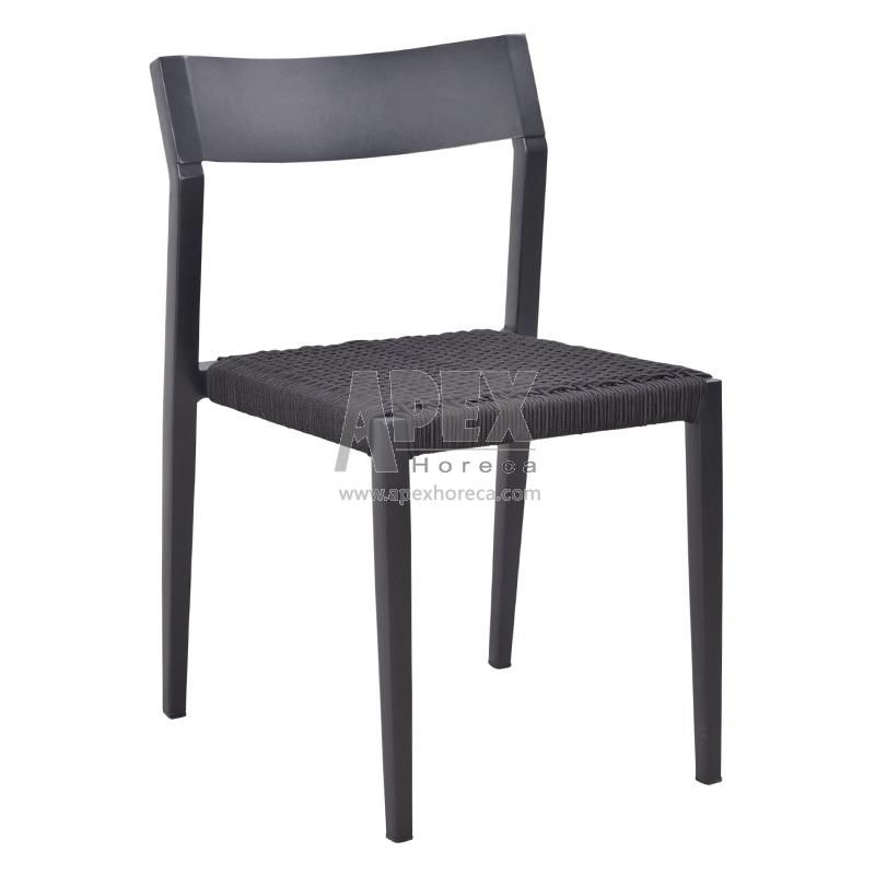 Multipurpose Hotsale Rope Seat Aluminium Leisure Dining Chair
