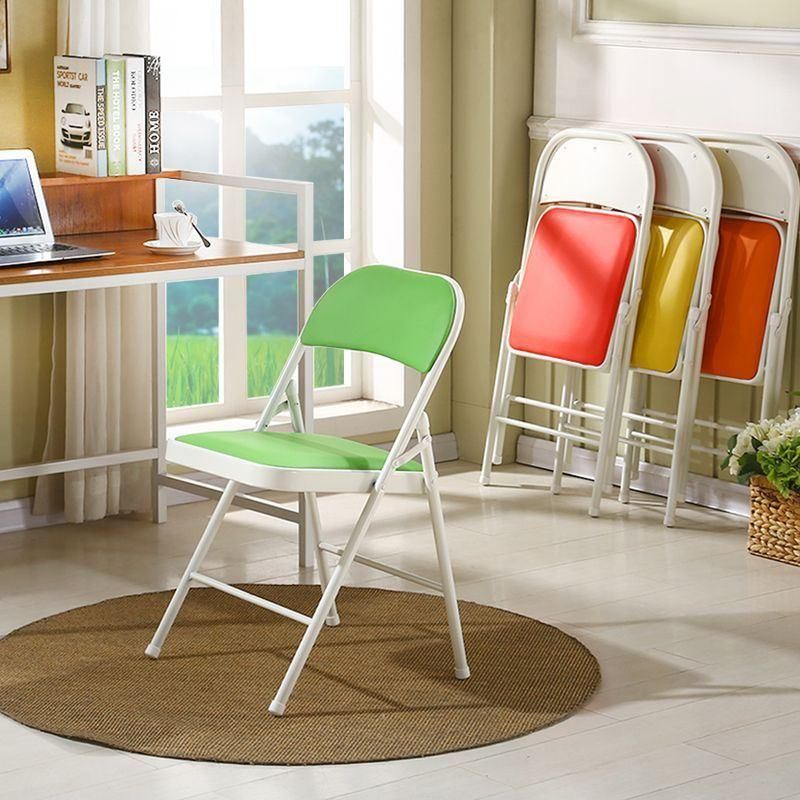 Wholesale Foldable Meeting Training Metal Plastic Camping Dining Folding Chair