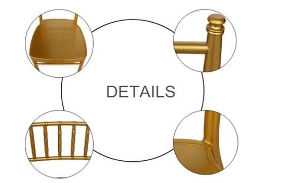Banquet Dining Hotel Restaurant White Tiffany Wedding Metal Chiavari Chair